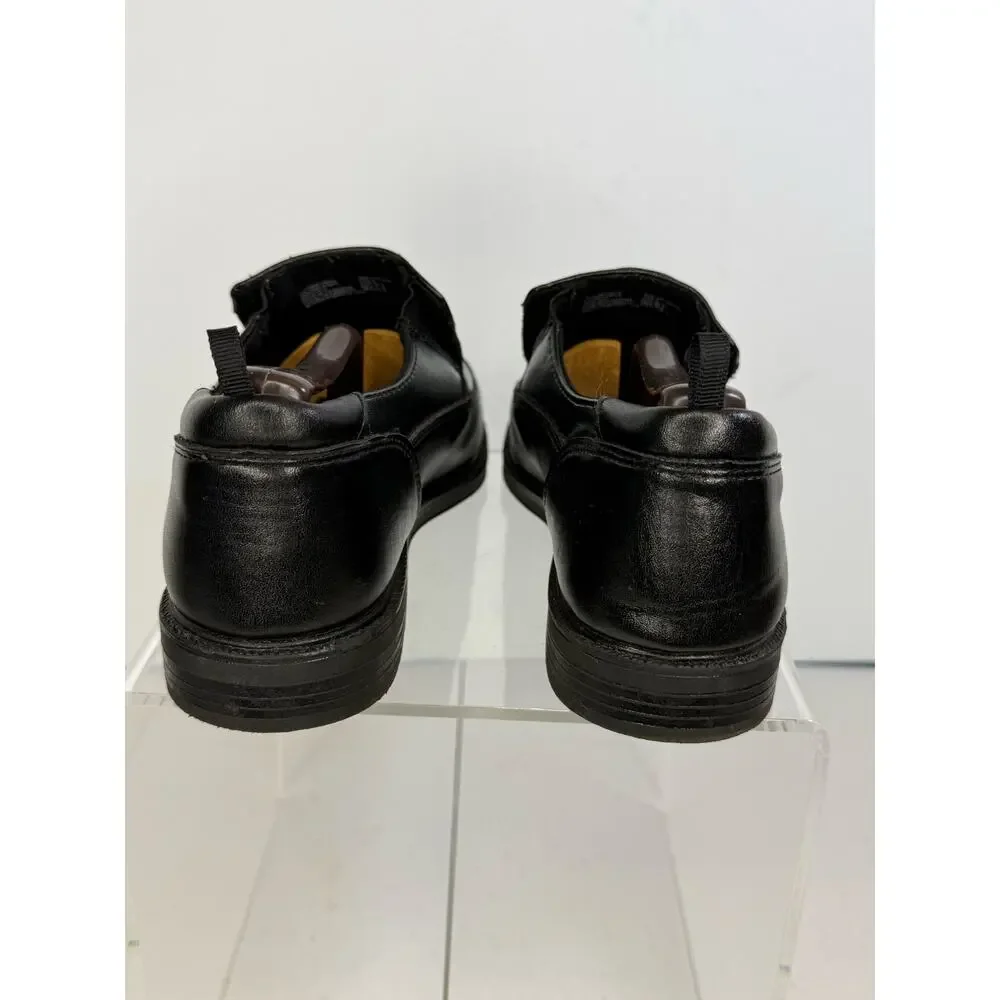 Wonder Nation Kids Slip On Dress Shoes Black Size 6 Church Wedding Communion